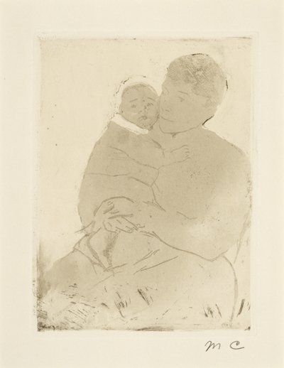Nurse and Baby Bill (No. 1), c.1889-90 by Mary Cassatt
